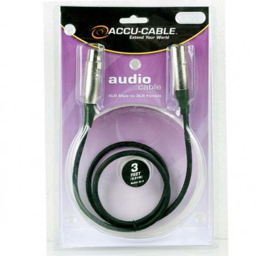 Picture of American DJ XL-3 3 ft. Microphone Cable