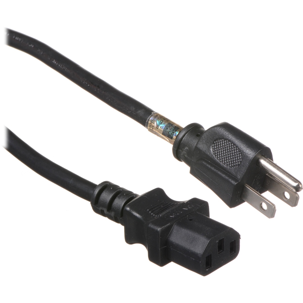 Picture of American DJ ECIEC-6 6 ft. 16 AWG 3 Guage IEC Female to Extension Cable, Black