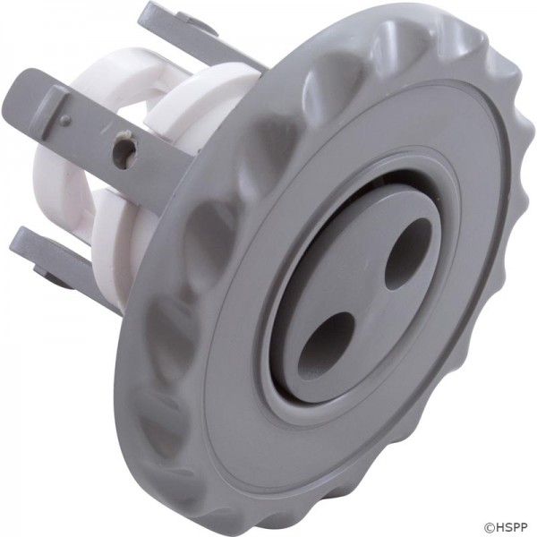 2- 0.5 in. Deluxe Scallop Mini Pulsator Jet Internal - Gray