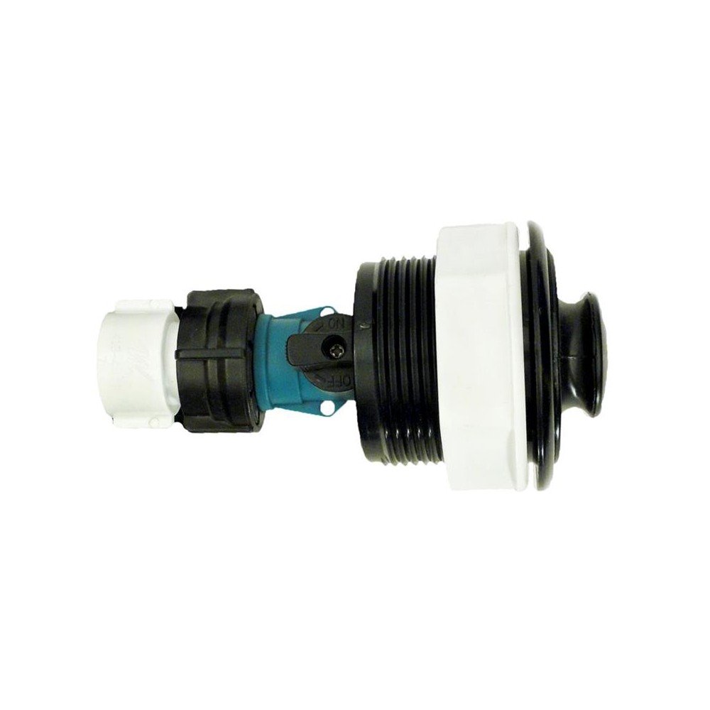 400-3021 0.75 in. Hose Drain Valve with Niche - Black