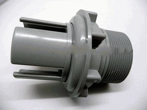 6540-142 2 in. MPT Filter Suction Adapter Fitting with Jam Nut