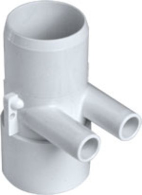 2 SHR x 2 SHR Socket x 0.75 in. SB PVC ShurGrip II Manifold - 2 Ports