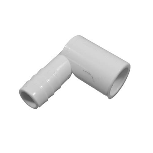 0.5 RB x 0.5 in. SPG 90 deg PVC Barbed Fitting Adapter