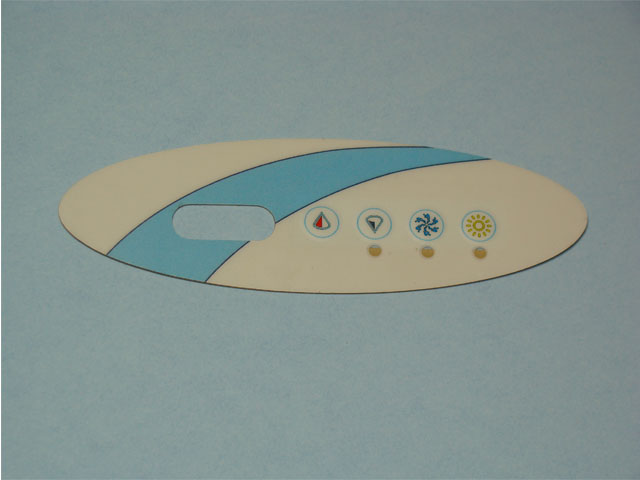 Picture of LMI Roto 407016 5 in. Spaside Overlay Dreammaker VL240 4-Button, Up-Down-Jets-Light for Heat Jacket Systems