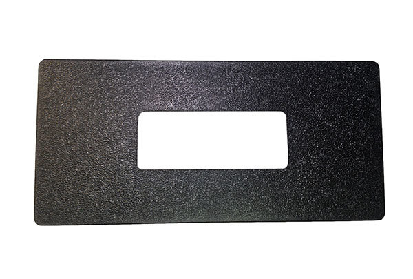 Hydro-Quip 80-0510B 8.5 in. x 4 in. OD Lite Leader & Lite Digital Spaside Adapter Plate, Black
