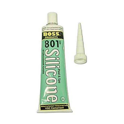 3 oz Neutral Cure Silicone Adhesive Plumbing Supply, Clear
