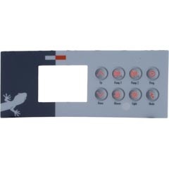 9916-100094  TSC4, 8-Button Blower Spaside Overlay for 0201-007148