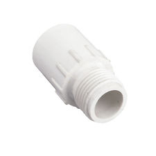 0.75 SB x 0.75 S in. Smooth Barb Adapter PVC Fitting