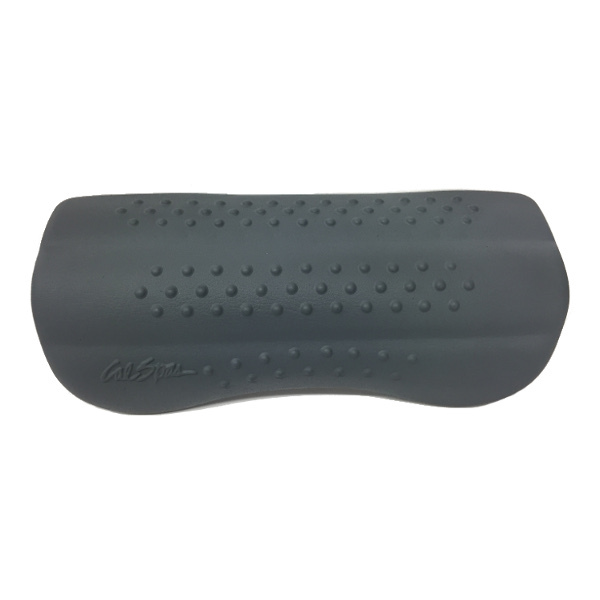 ACC01400866 11.5 x 5 in.  Rectangle Cancun Pillow with Nubs, Charcoal