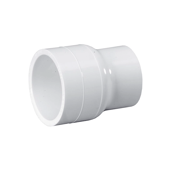 1 RB x 0.75 S in. Ribbed Barb Adapter PVC Fitting