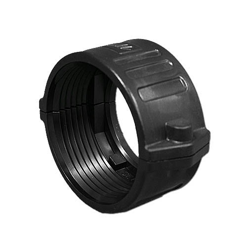 1.5 in. Less Flange FBT Pump Union Split Nut with Screws - Black