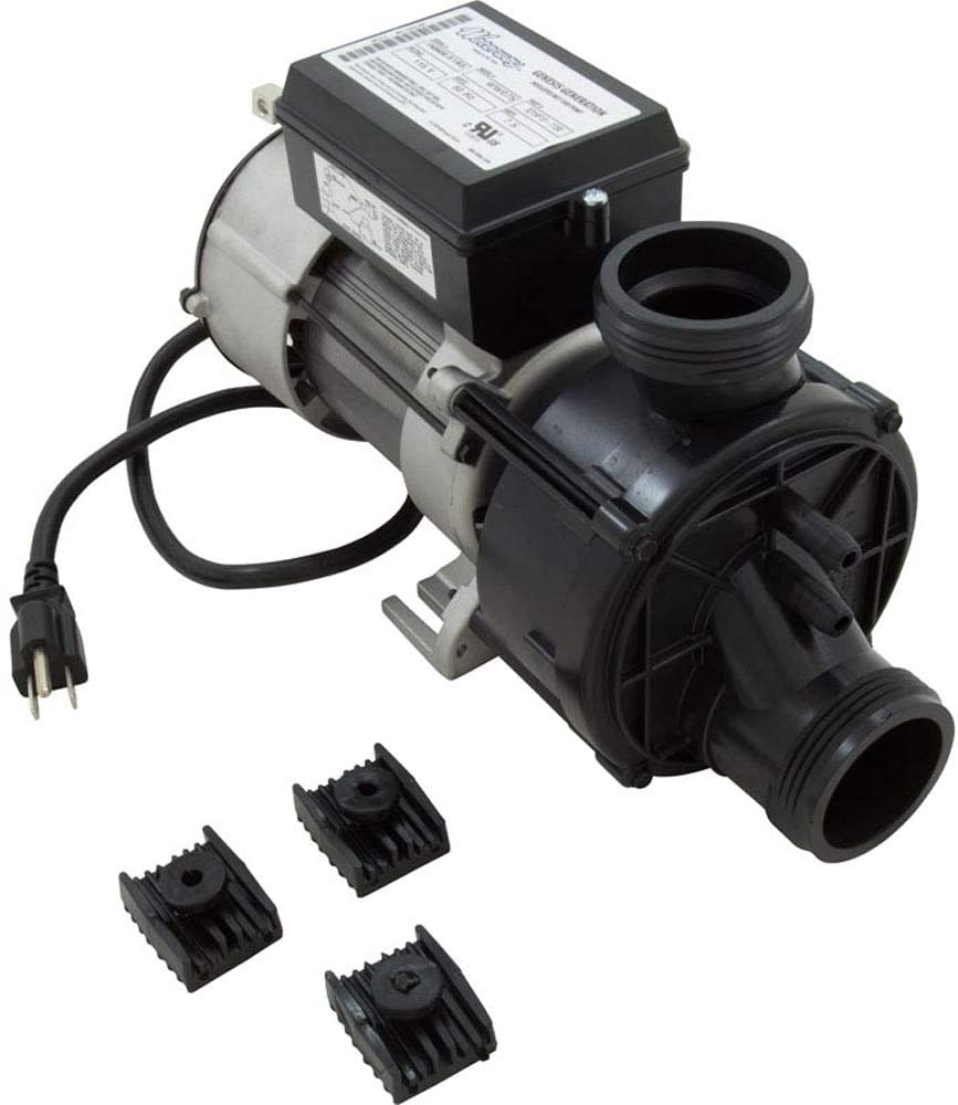 321HF10-0150 7.5 Amps 115V Genesis Pump for 1-Speed 1.5 in. MBT with Air Switch & NEMA Plug - 0.75HP -  WATERWAY