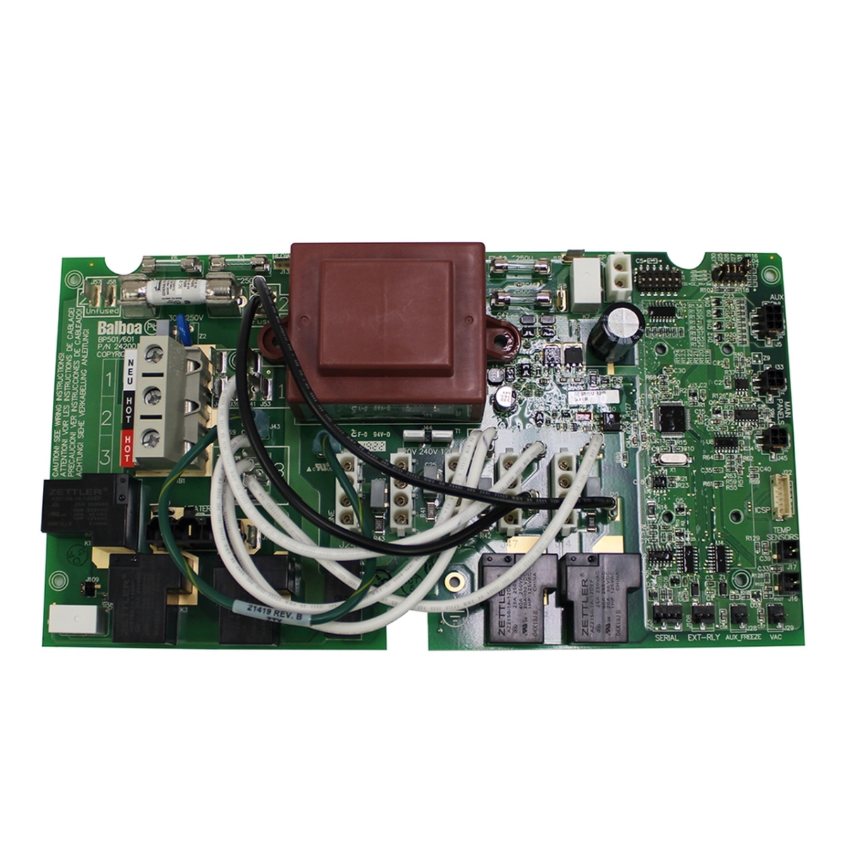 X801159 Replacement X801148 Circuit Board for Master Spa MS50U BP5x 4 Pin Molex Cable