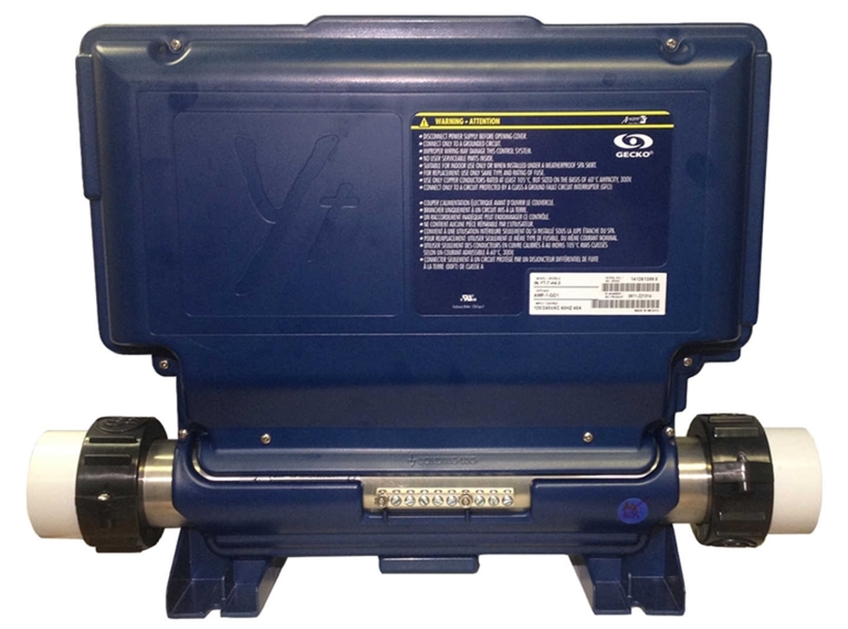 115-230V 4.0KW in. YT-7 Control System for Blower Ozone Circ Pump WiFi Ready Less Spa Side & Cords - 5 Pumps