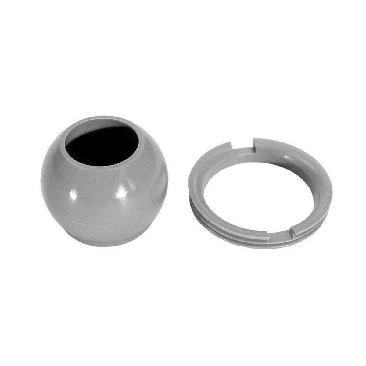 Eyeball & Retaining Ring - Grey