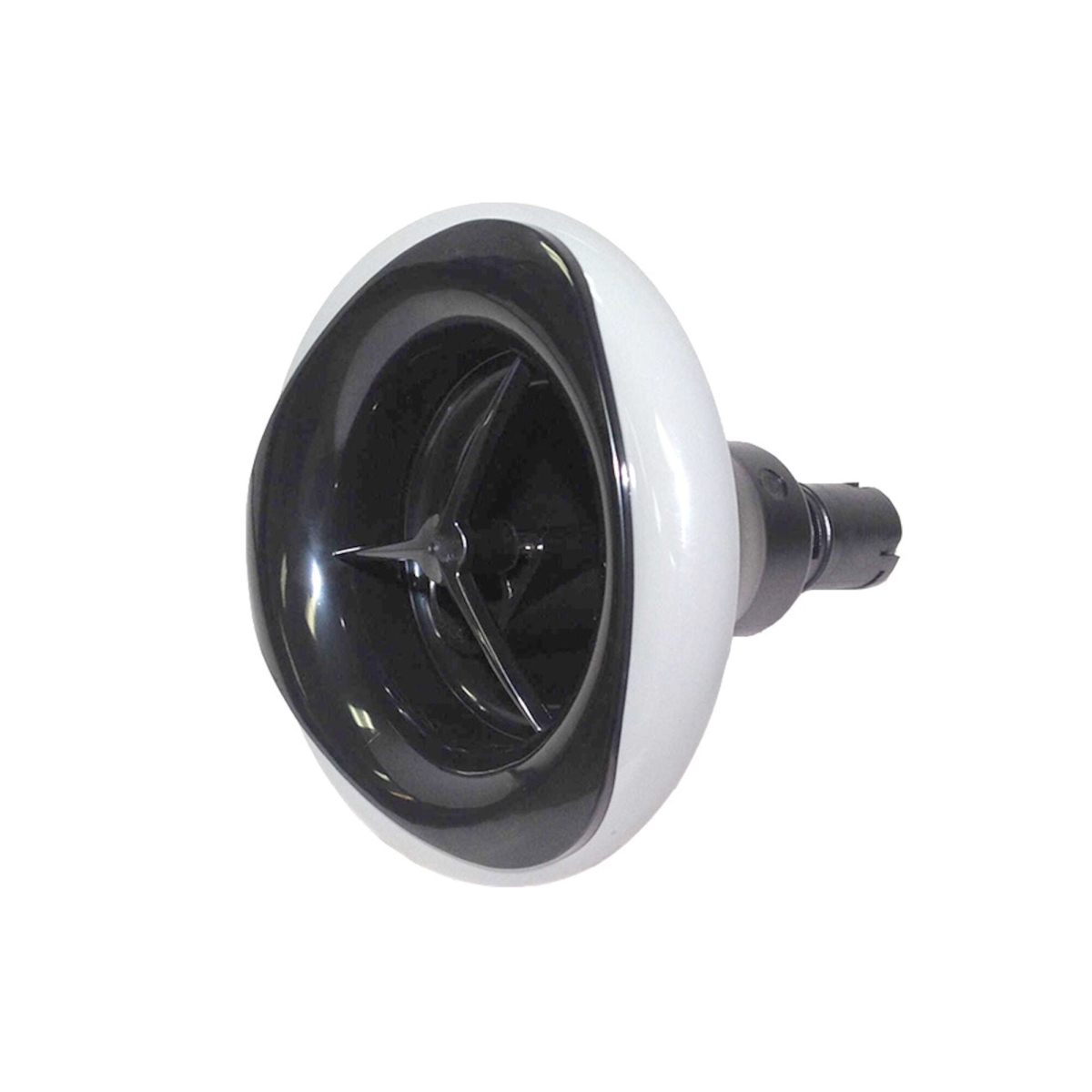 5 in. Face Alpha Pulse Jet Internal, 5-Scallop - Grey