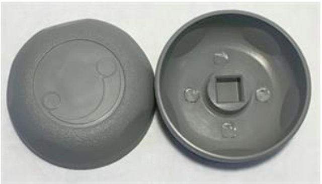 Waterfall Aqua Terrace Knob - Blue - Single Unit - Durable Design