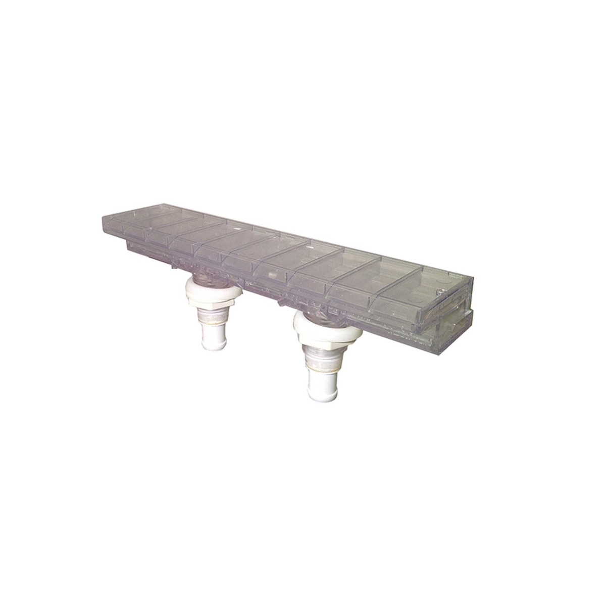 880 Series Aqua Terrace Waterfall Body - White - 2005 Plus Mounting Nuts