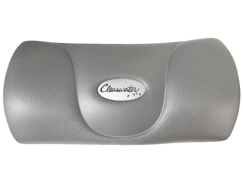 B-C-HEAD-CHAR 10 x 5 in. Spa Riptide Model Pillow with Logo, Charcoal Grey - Small