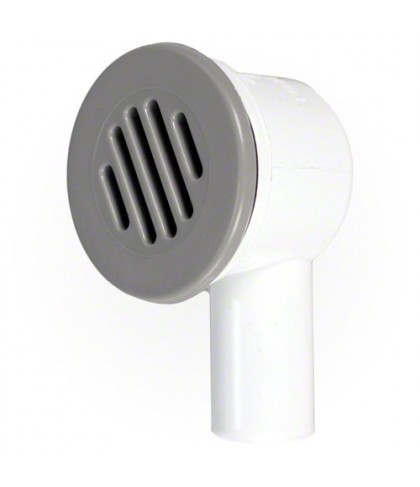 2 in. Face Drain Valve with Cover - Gray