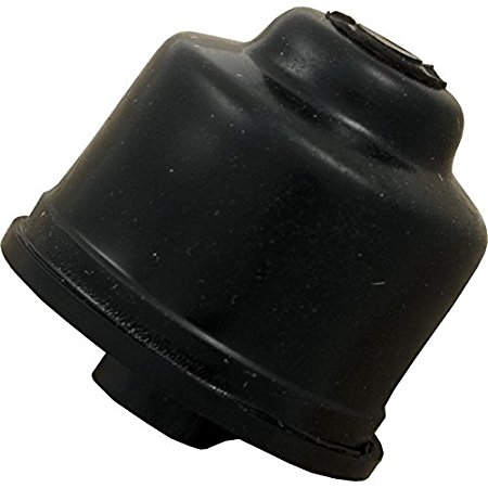 Bellows Air Button Flush Mount - Black - 0.01 lbs
