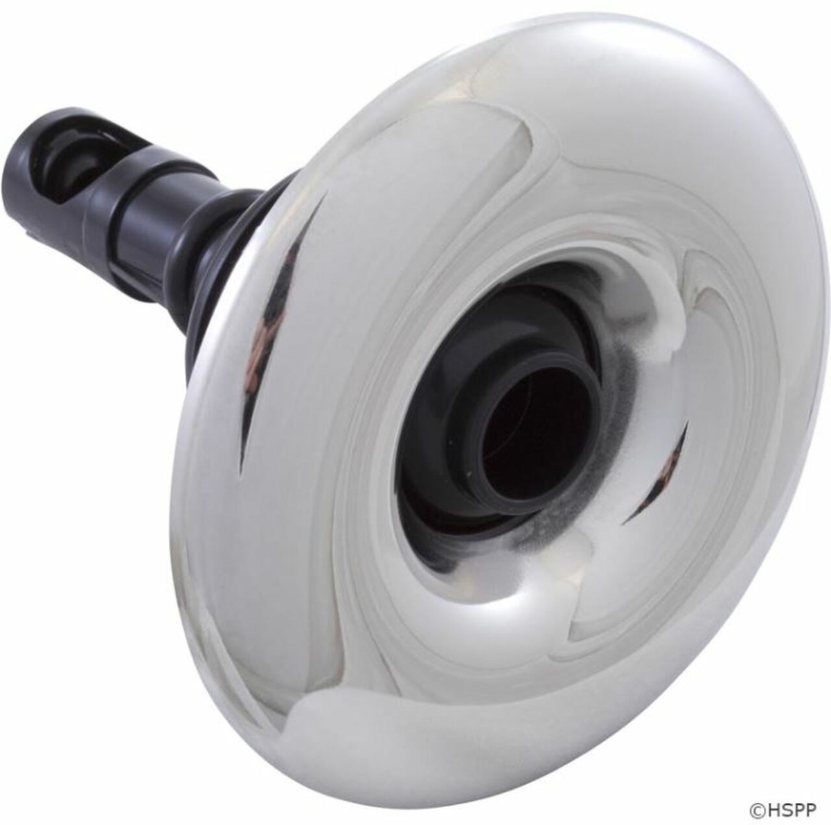 3 in. Thread-In, Scallop Face, Directional, Stainless Jet Internal, Black