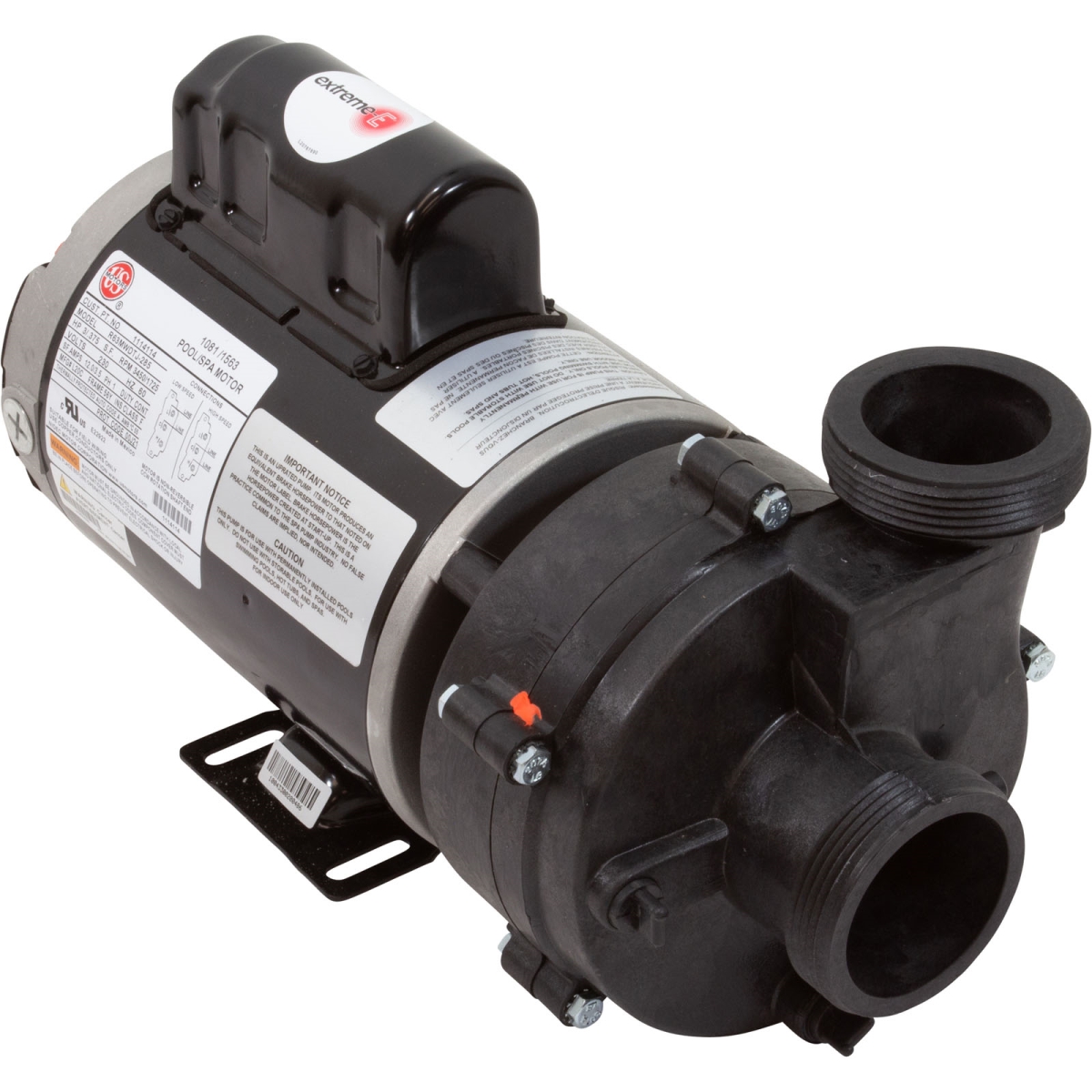 5235212-S 2 in. In & Out 230V 56 Frame 4 HP 12-3.5A Ultimax Style Wetend Balboa Pump -  Spa Parts