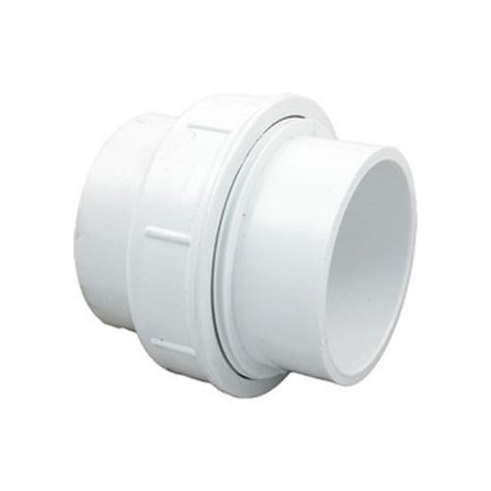 2 x 2 in. Self Aligning Complete Waterway Union Assembly, White