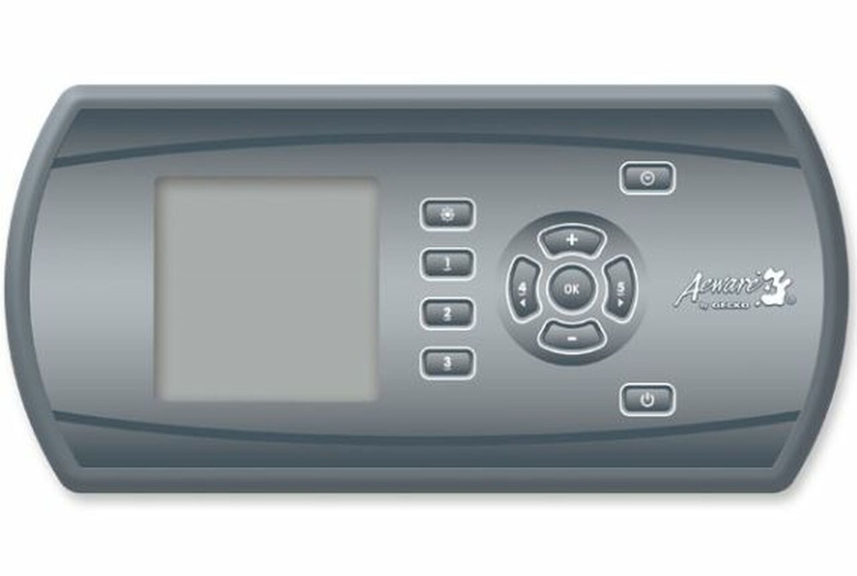 0607-008064 10 ft. Cable IN.K600 Streamline Spaside Control with 11-Button LCD Interface Overlay link Plug -  Gecko Alliance