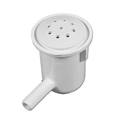 0.37 in. Barb Ell Top-Flo Air Injector, White