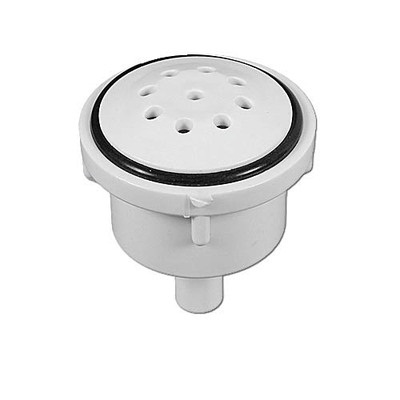 0.37 in. Barb Top-Flo Straight Body Stainless Steel Air Injector