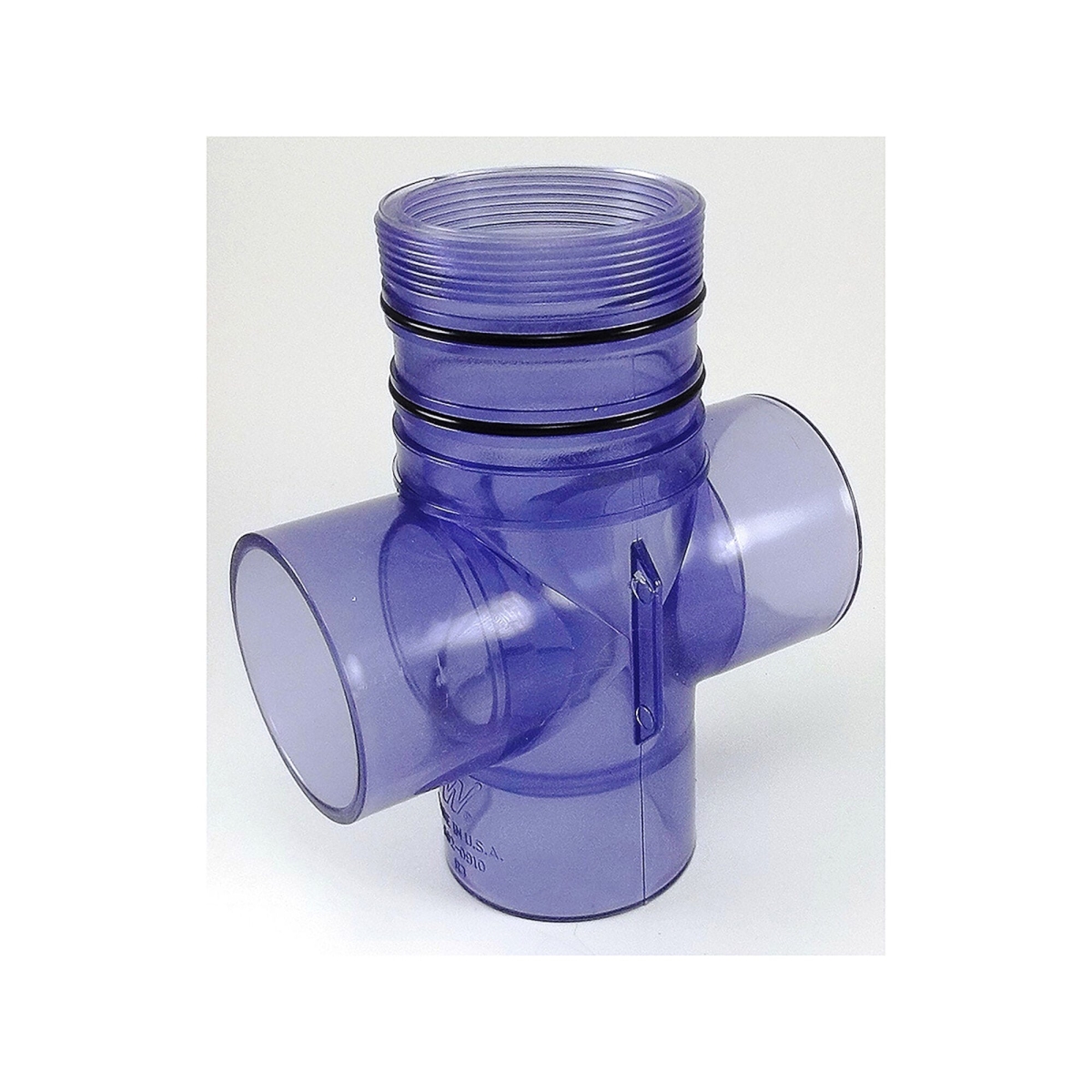2 in. Body Diverter Valve Assembly, Clear
