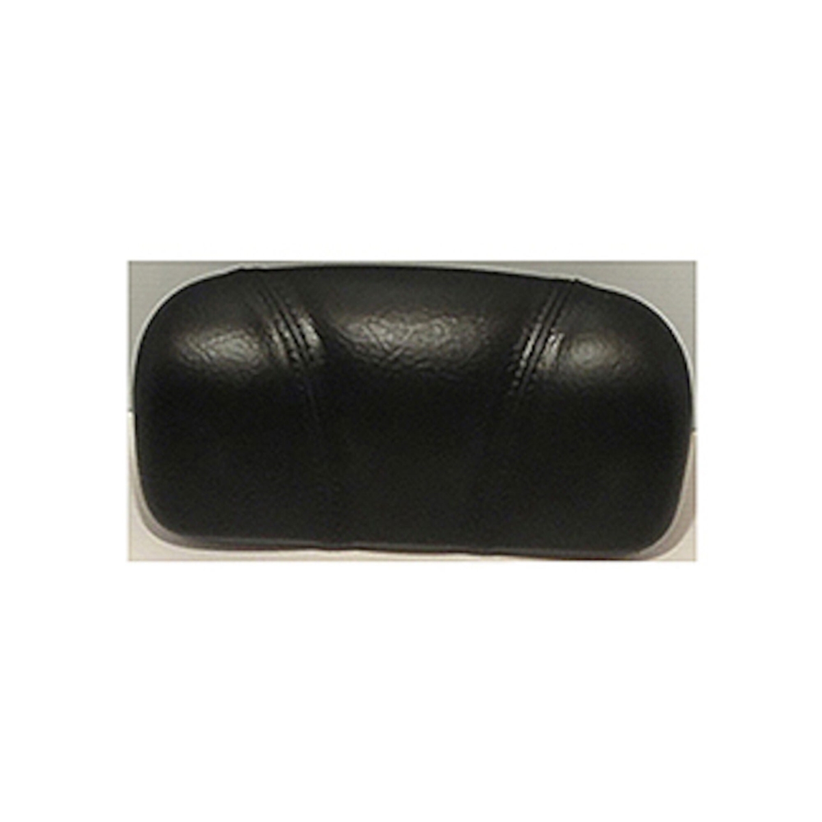 Small Black Stitched No Logo 2013 Pillow, Black