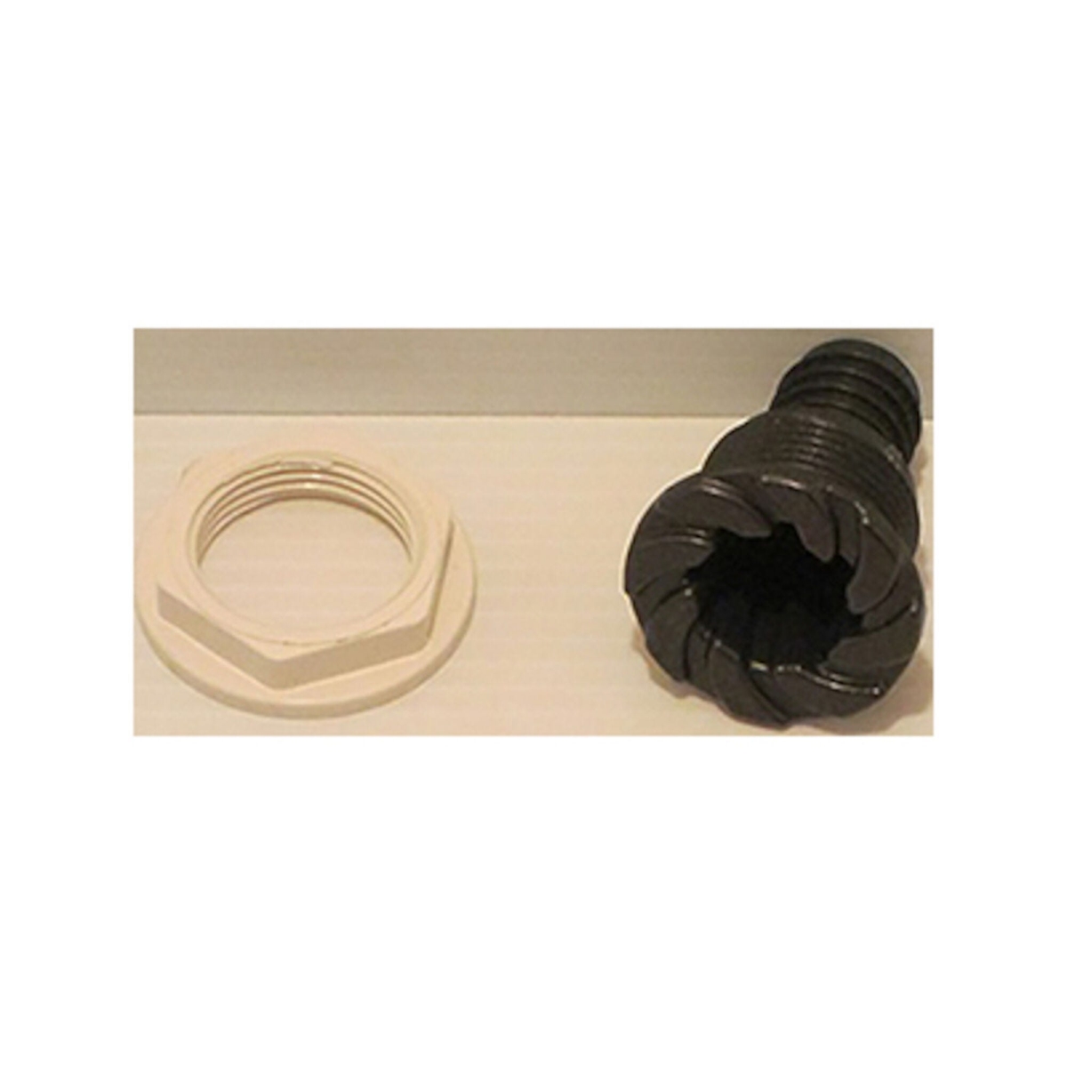 Swirl Wall Fitting - Black & White - Durable Spa Accessory