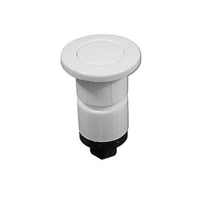 1 in. PVC Air Button Gunite, White