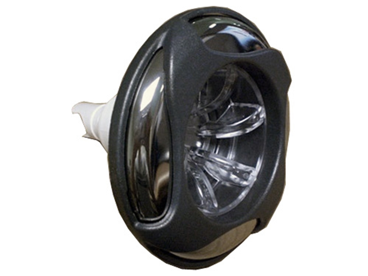 X284618 5 in. Waterway LED Power Storm Rifled Threaded DSG Stainless Steel Clear Jet Internal