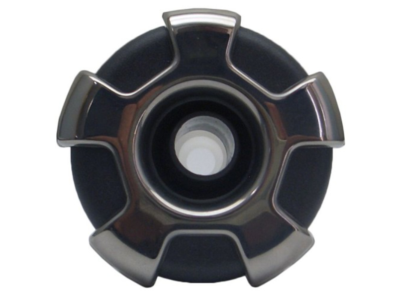 320-6724 2.25 in. Spas Crown Stainless Jet Insert Directional, Silver