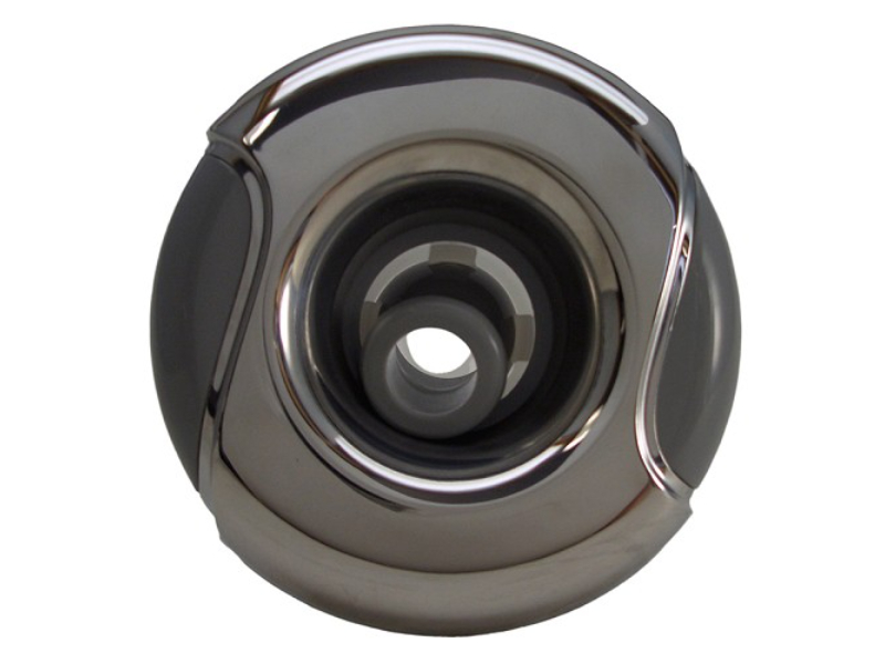320-6744 3.31 in. Spa Wave Jet Directional - Stainless & Gray