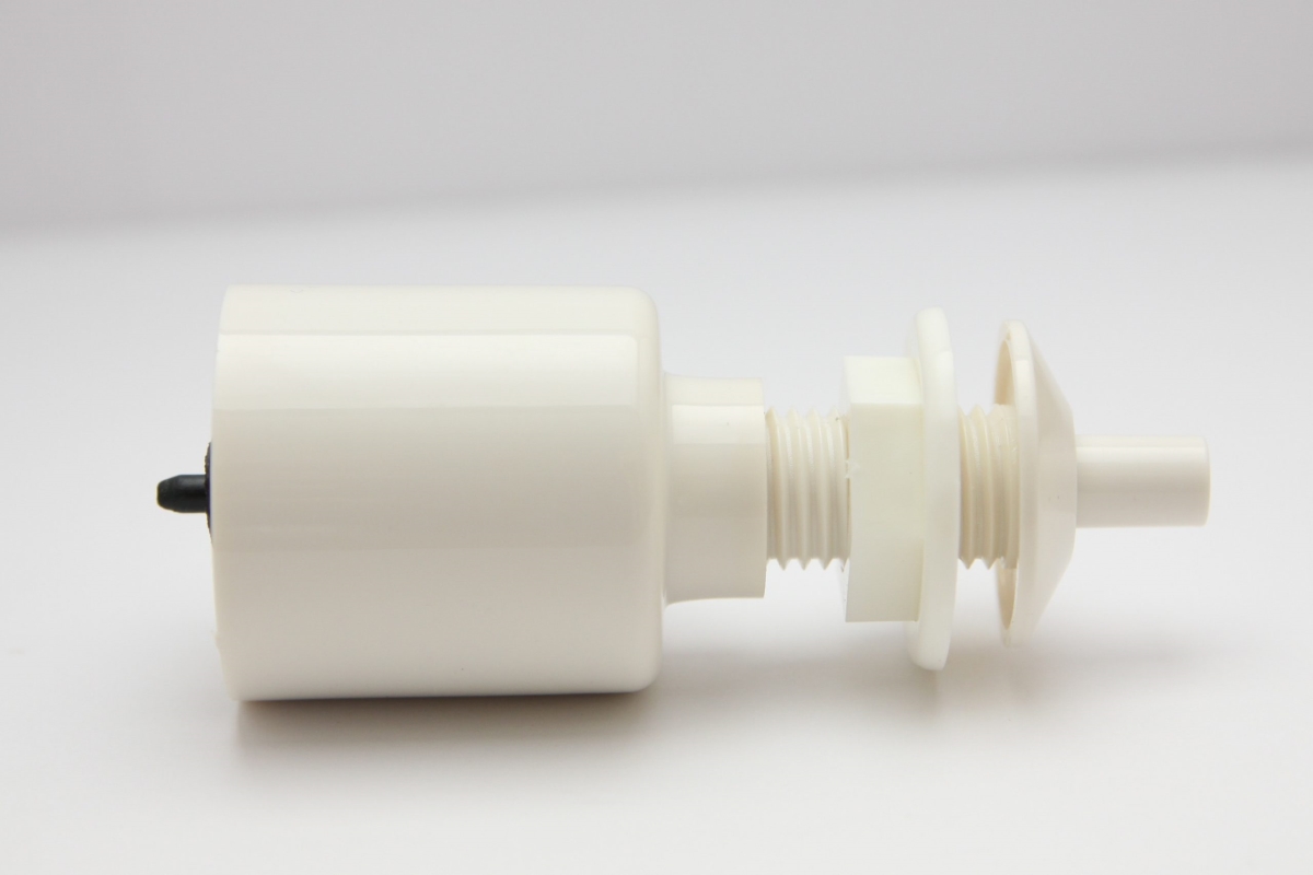 B513WS Small Bezel Short Stem Air Button - White