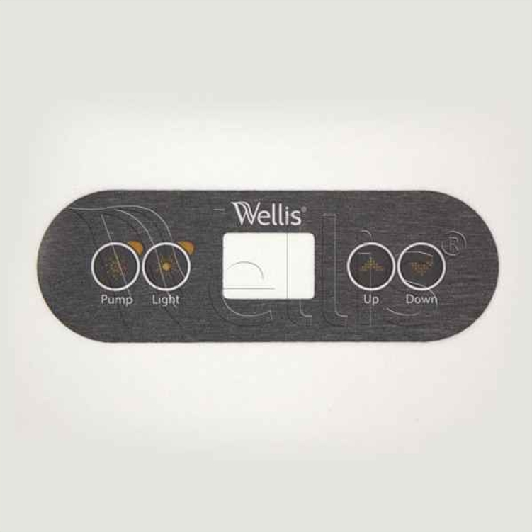 ACM0773 One Pump Sticker Control Panel, Overlay