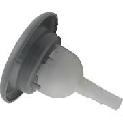 Balboa Water Group 9783WW 5 in. Face Pentair Cyclone Textured Jet Internal, Adjustable Swirl - Dark Gray
