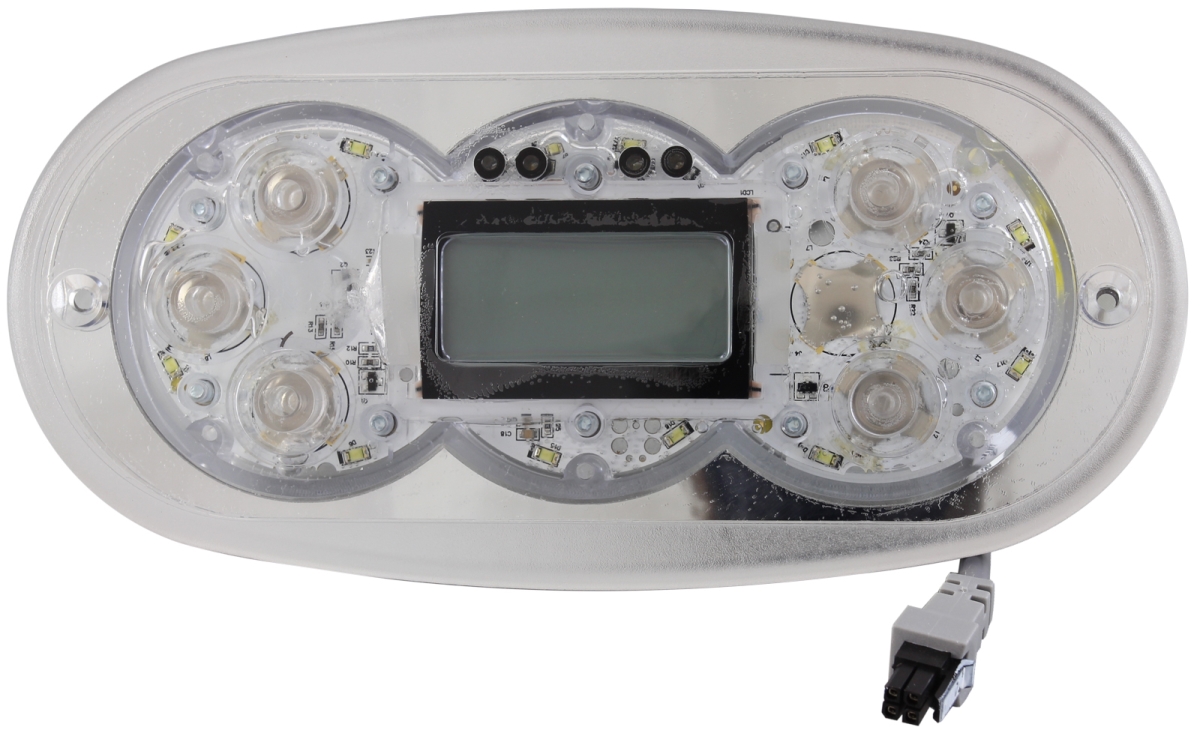 G8460 Water Group Genuine TP600 6 Button Topside Control Panel, No Overlay