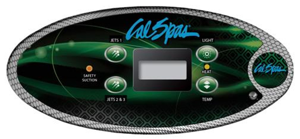 ELE50216-01 7 ft. Cord 407T 2013 4-Button LED Jets1-Option-Light-Temp 8-pin Phone Cord Keypad