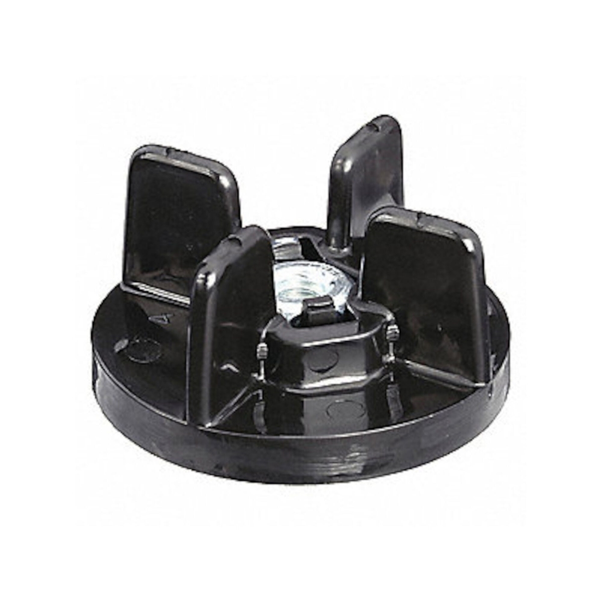 10043B 0.56 -18 Mounting Nut Plastic Air Button - Black
