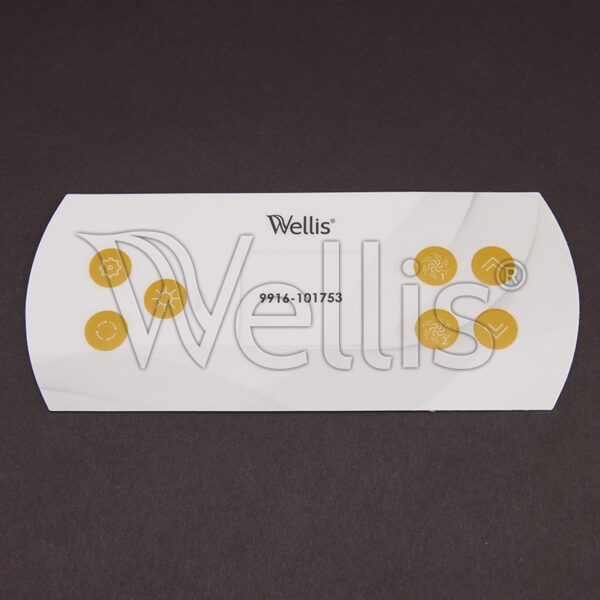 ACM0960 in. K500 keyboard sticker Gecko
