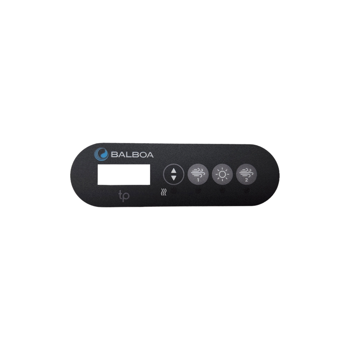 17696 TP200T Overlay Panel with T-J1 & LT & J2 Spa Control Systems - Black