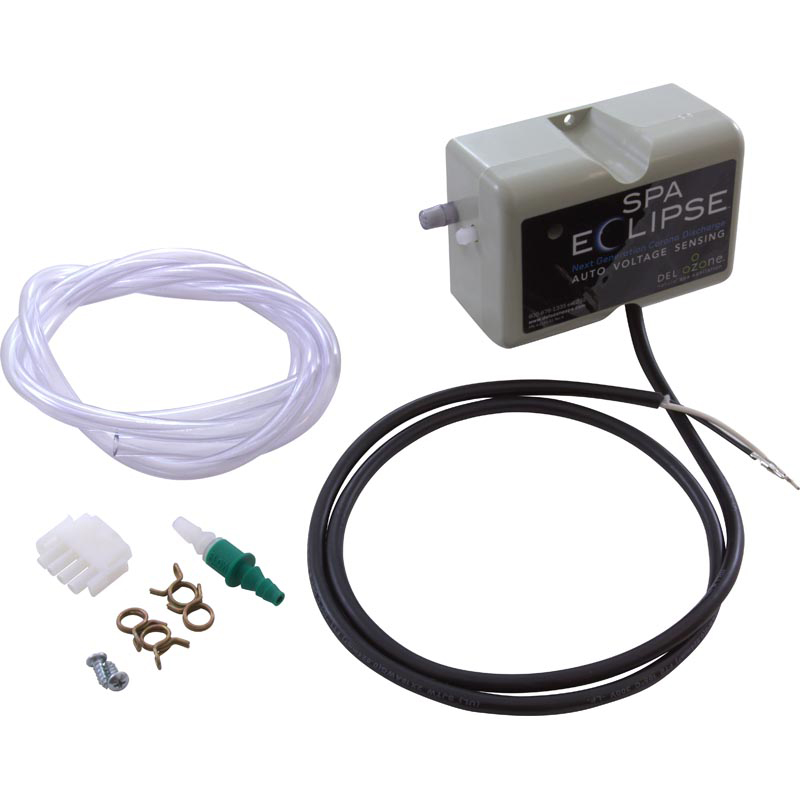 Picture of Del Industries ECS-1RPAM2-U 115-230V Ozonator SpaEclipse, Corona Discharge Universal with Amp Plug