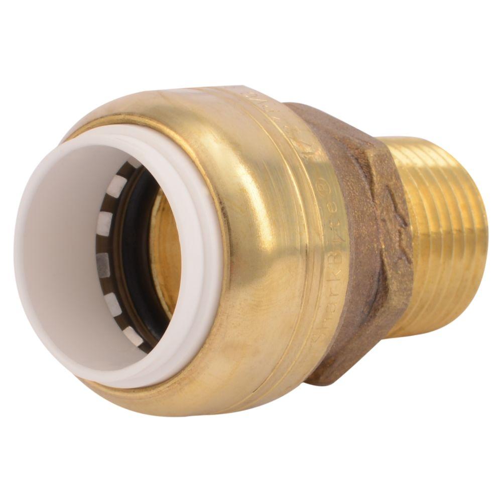 0.25 RB x 0.25 MPT in. Threaded Barb Adapter PVC Fitting