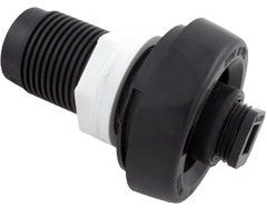 1 in. Spigot Drain-N-Fill Valve, Black