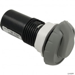 660-3577 1 in. Notched Top Access Air Control, Gray